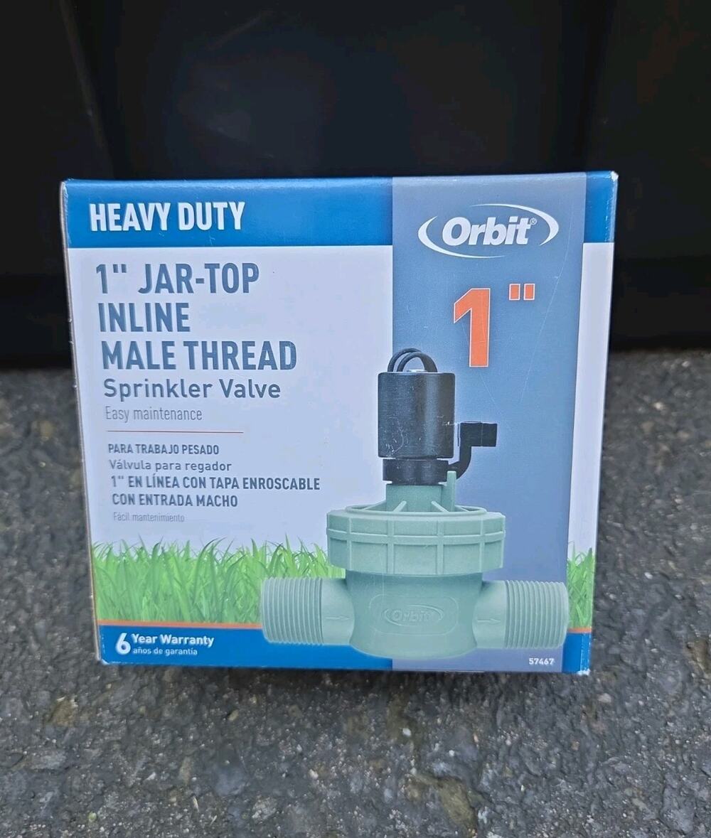 1 In. Male Npt Jar Top Valve | Orbit Sprinkler System Thread Sprinkler Valve